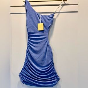 One shoulder mini dress